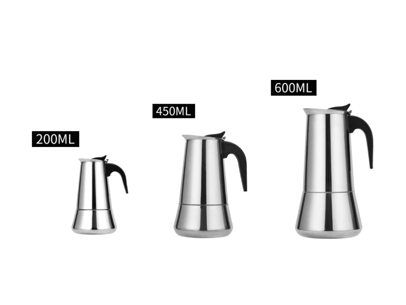 Paslanmaz Mokapot Kahve Demliği