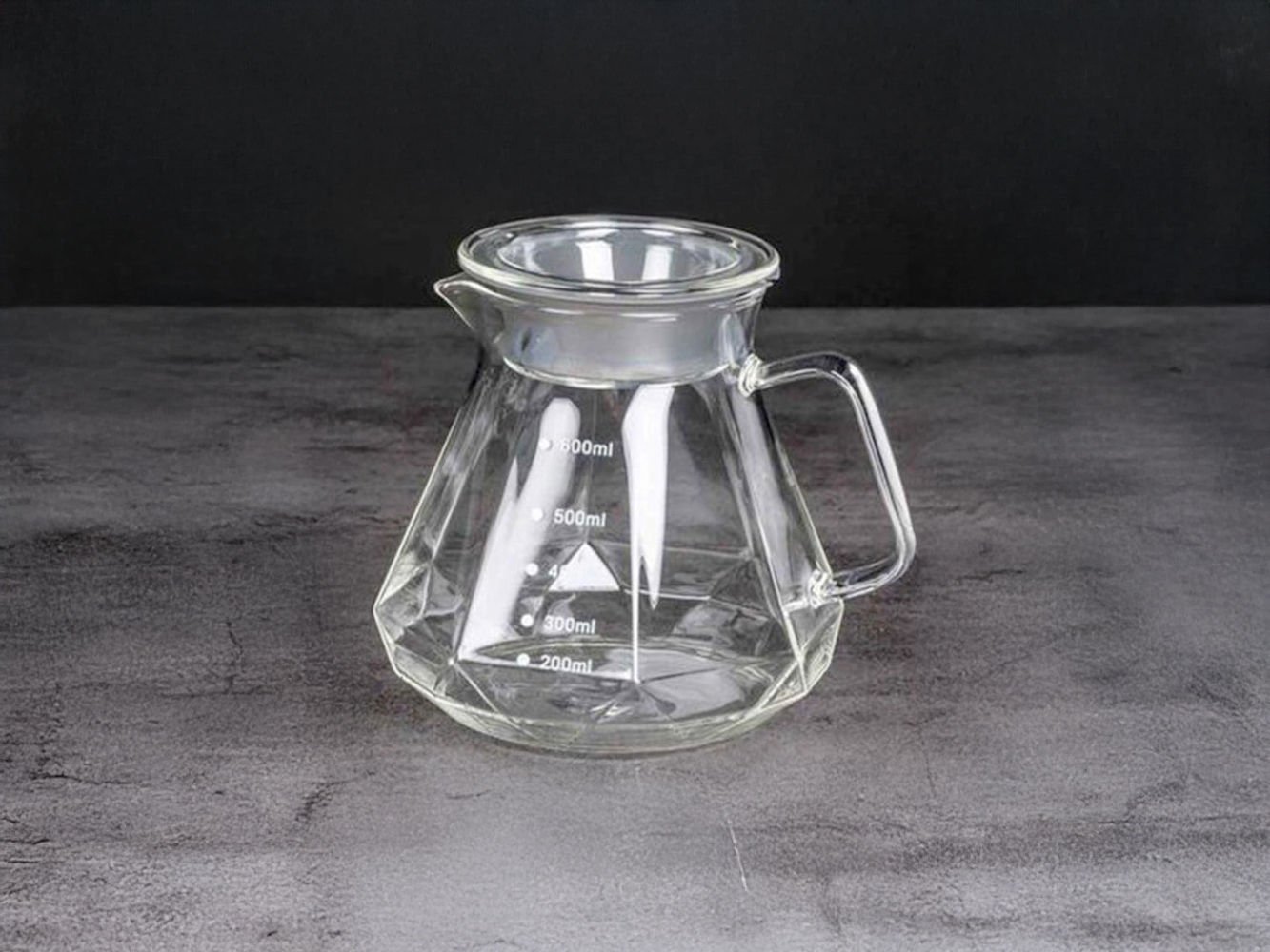 Epinox Kahve Servis Sürahisi 600ml - Altıgen